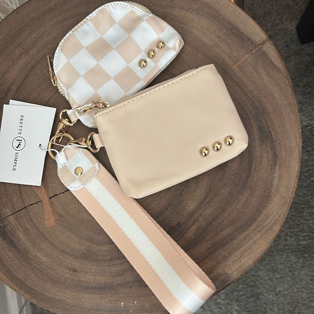 Pretty Simple Dolly Dual Pouch Wristlet - Picture 2 of 3